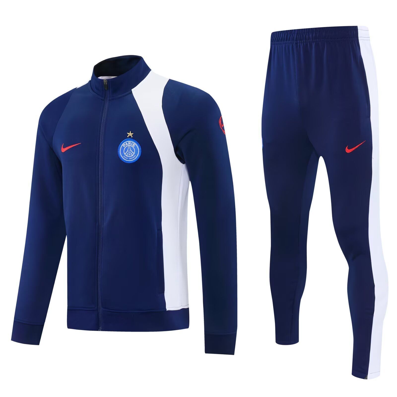 AAA Quality Paris St Germain 26/27 Tracksuit - Dark Blue/White